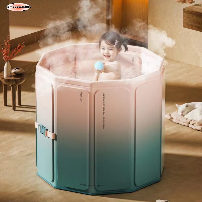 【即納】折りたたみ 浴槽 大人 ポータブルバスタブ 組立不要 折りたたみバスタブ ポータブル 折り畳み式浴槽 折りたたみ バスタブ 大人用 子供用 お風呂 簡易浴槽 5,428円