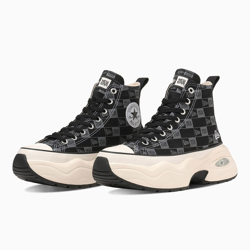 オールスター R 厚底ハイカット スニーカー キャンバス NEW ERA コラボ アパレルブランド リサイクル ボックスロゴ スペアシューレース