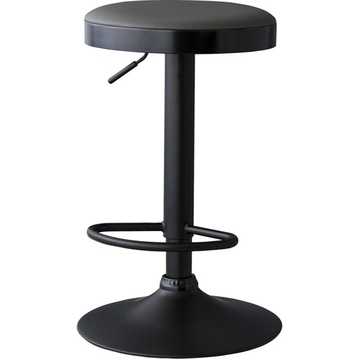 カウンタースツール RKC-270 カウンターチェア 白 黒 イス ブラック ホワイト 椅子 いす スツール おしゃれ シンプル リビング ダイニング 高さ調整 バーチェア インテリア 昇降式 丸 バ