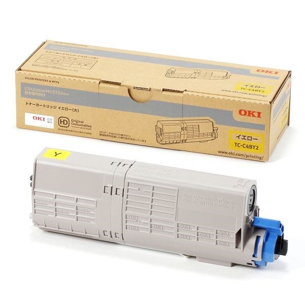 [純正品]OKI 沖電気 トナーカートリッジ[TC-C4BY2 イエロー大]
