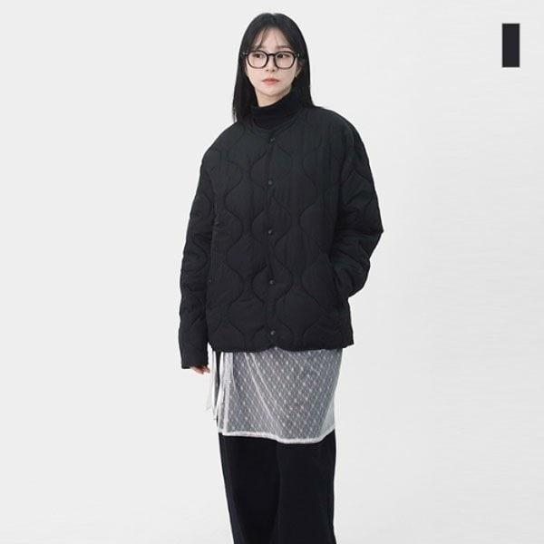 女性用ウェロンウェーブキルティング軽量パディングジャケット SHZ011