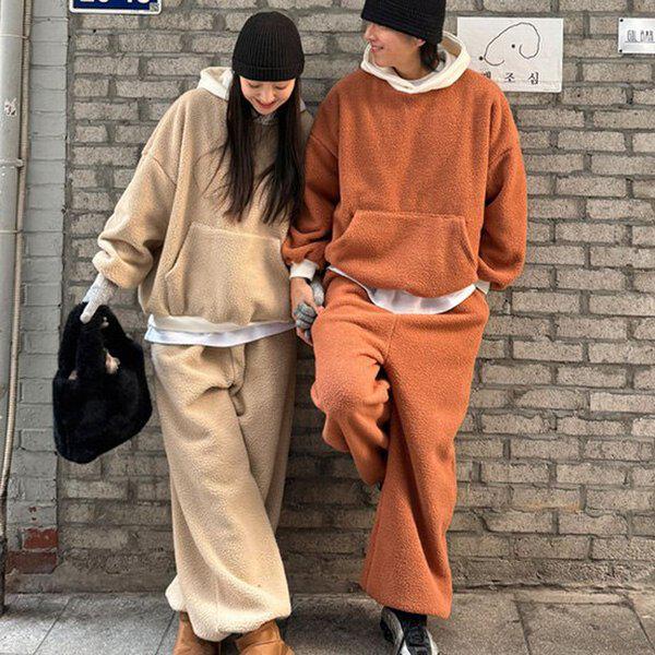 (SET)フリースファンファンセット冬男女兼用セット