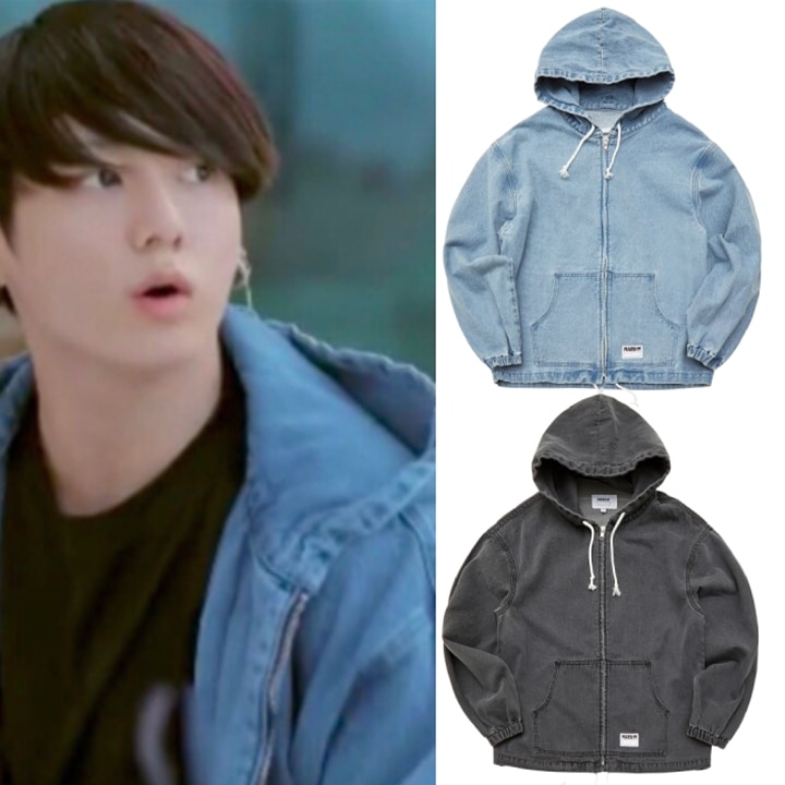 [btsジョングク着用]Wave Logo Denim Jumper