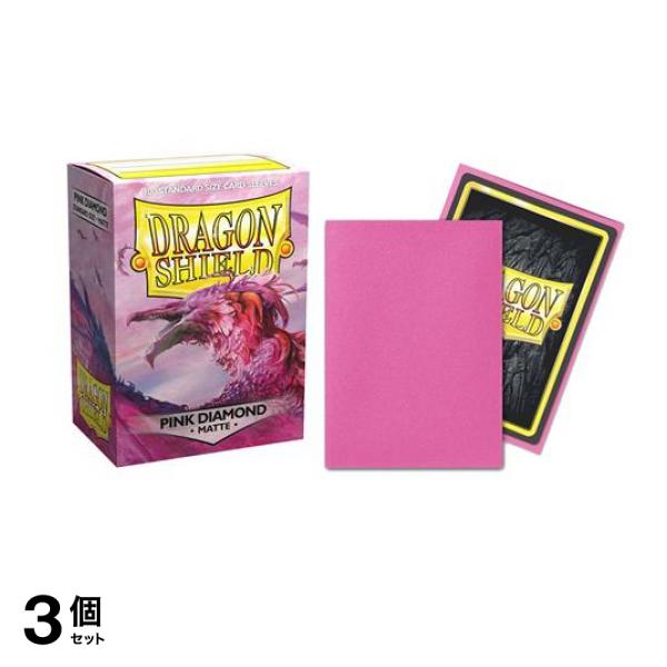 ドラゴンシールド マットカードスリーブ スタンダード AT-11039 ピンクダイヤモンド 100枚入 3個セット