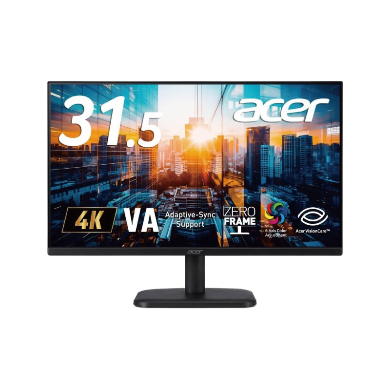 Acer エイサー EK321QKbiip 31.5インチ 4K UHD液晶モニター HDMI DisplayPort搭載モデル