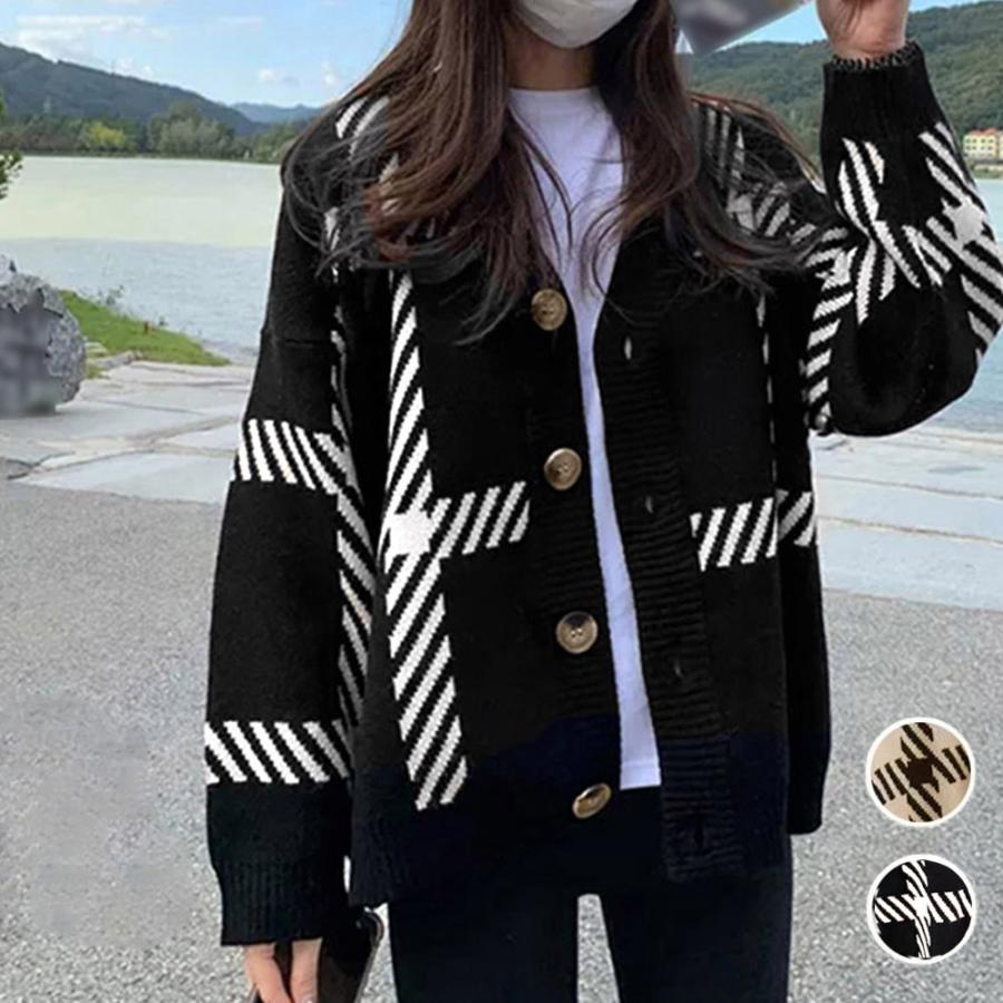 ブラウス ニットカーディガン レディース 春秋冬 ニット 5,120円