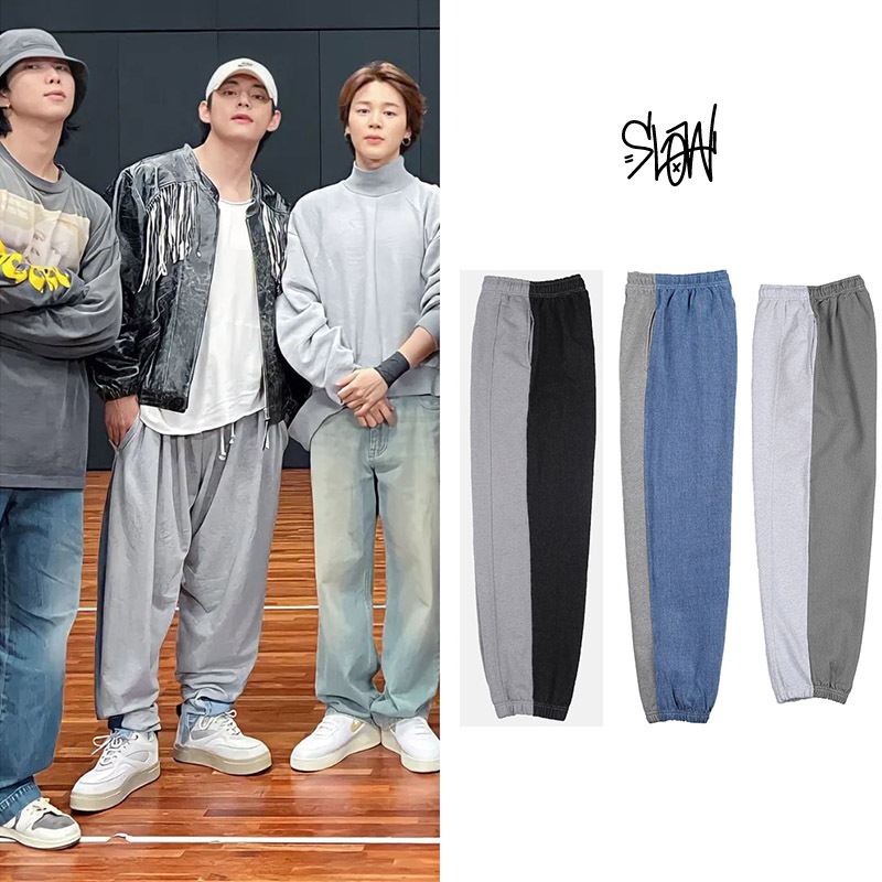 【BTS テテ着用】Denim Sweat Pants