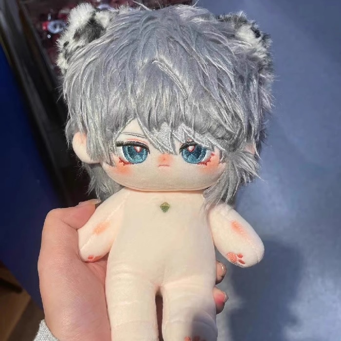 20cm 無属性ぬいぐるみ　コットン ドール　棉花娃娃　本体のみ　スケルトン有