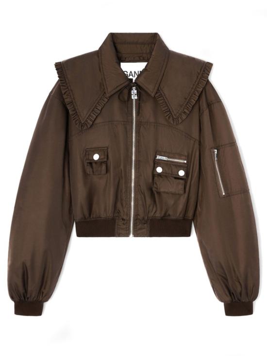 GANNI Women Jackets A1010046 ZWX Black