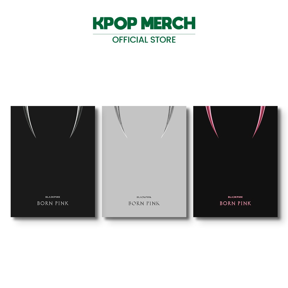 3種SET / BLACKPINK BORN PINK BOX SET ver / PINK / BLACK / GRAY