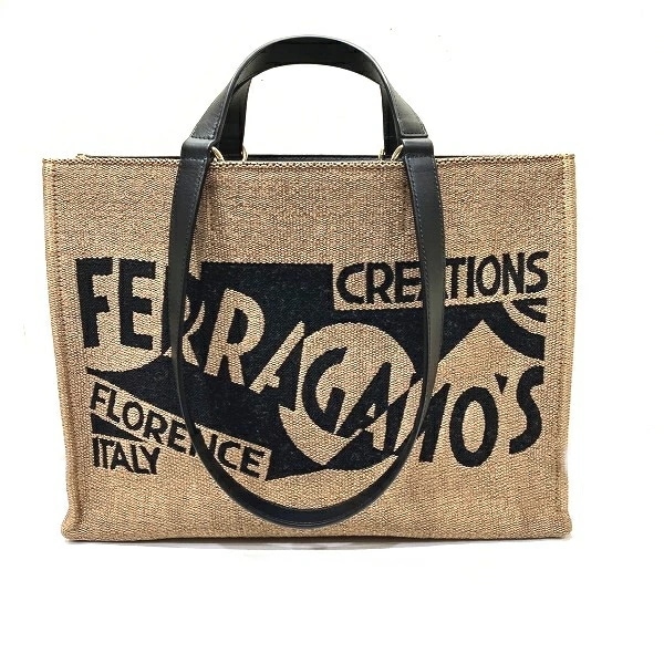 フェラガモ GG-219406 2WAY バッグ トートバッグ ショルダーバッグ レディース