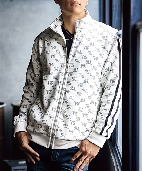 ダウンジャケット 総柄トラックジャケット セットアップ対応