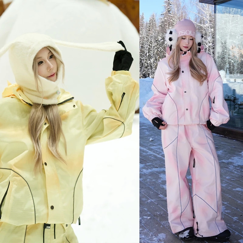 スノーボードウェア 2025 2026冬 2COLOR レディース メンズ ジャケット アウター パンツ スキーウェア