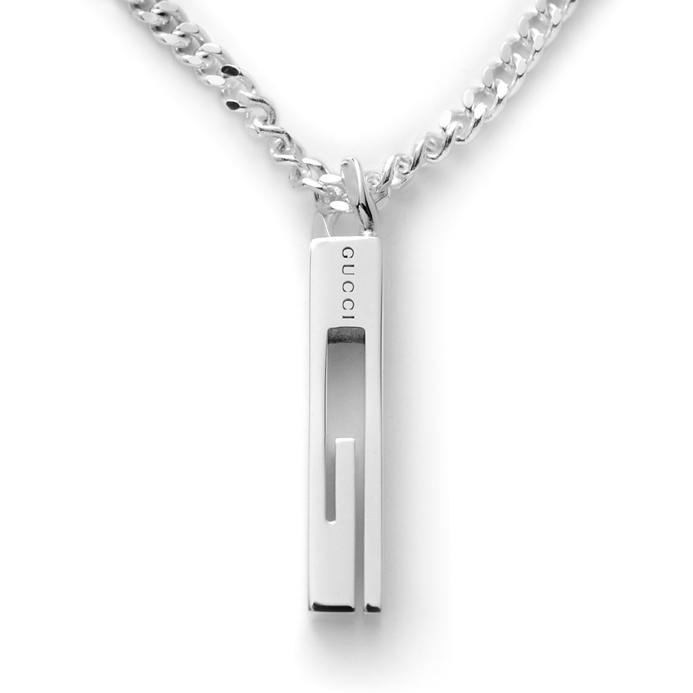 GUCCI 225055-J8400-8106 G NECLACE MADE IN ITALY グッチ Gネックレス SILVER925/スターリングシルバー