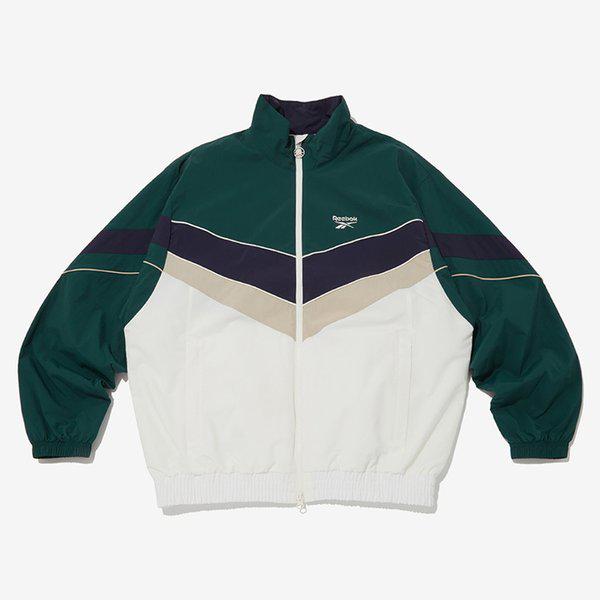 ヘリテージウィンドブレーカーグリーンホワイト REJU5FJ14E2