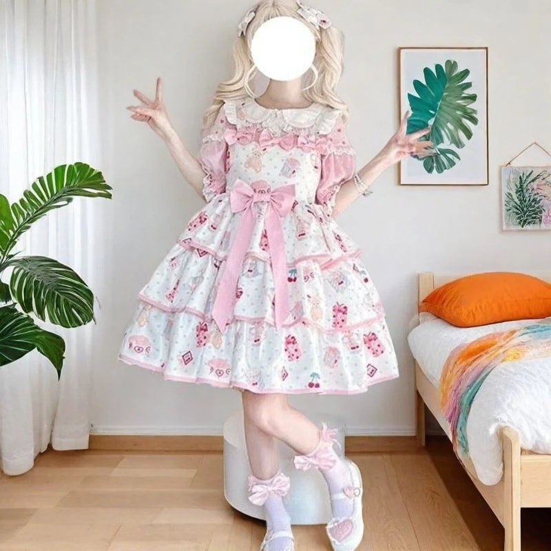 【急速発送】送.料.無.料.オリジナルjskキャミソールケーキアイドル衣装 ロリータ