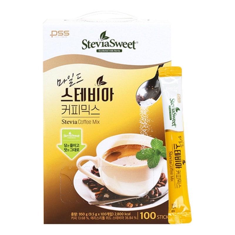 ステビアスイートマイルドステビアコーヒーミックス/100個入/1스테