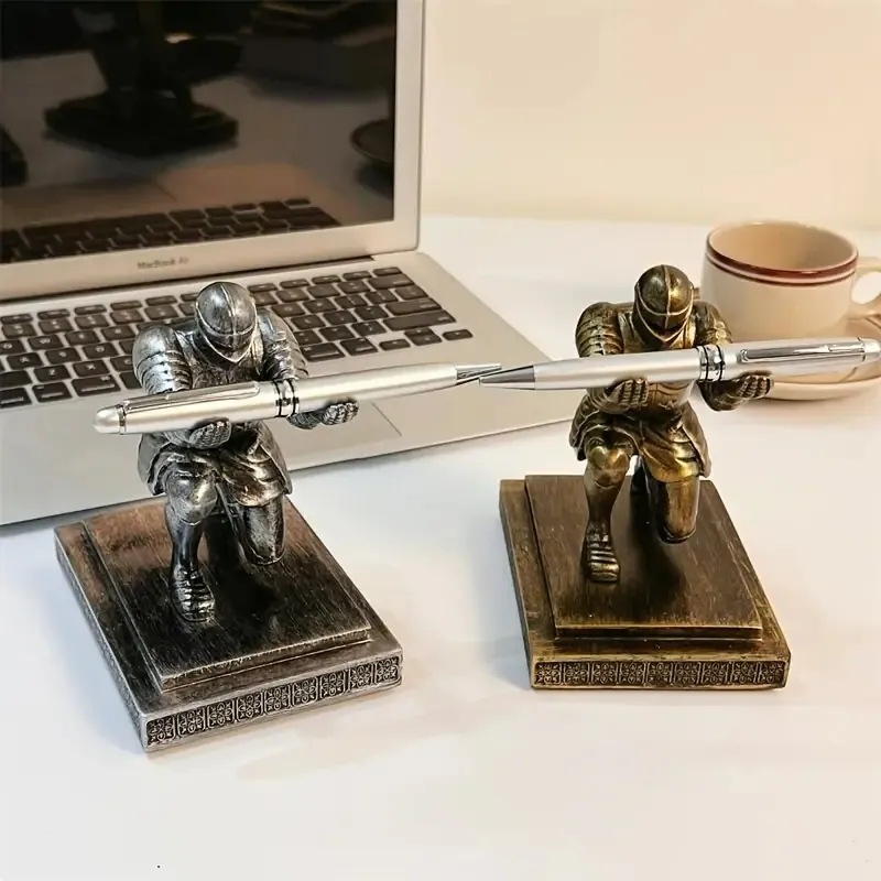 ペンスタンド ゴールド シルバー ブラック 騎士 エレガント スタイリッシュ かっこいい デスク オフィス デスクワーク SNS映え 4-7