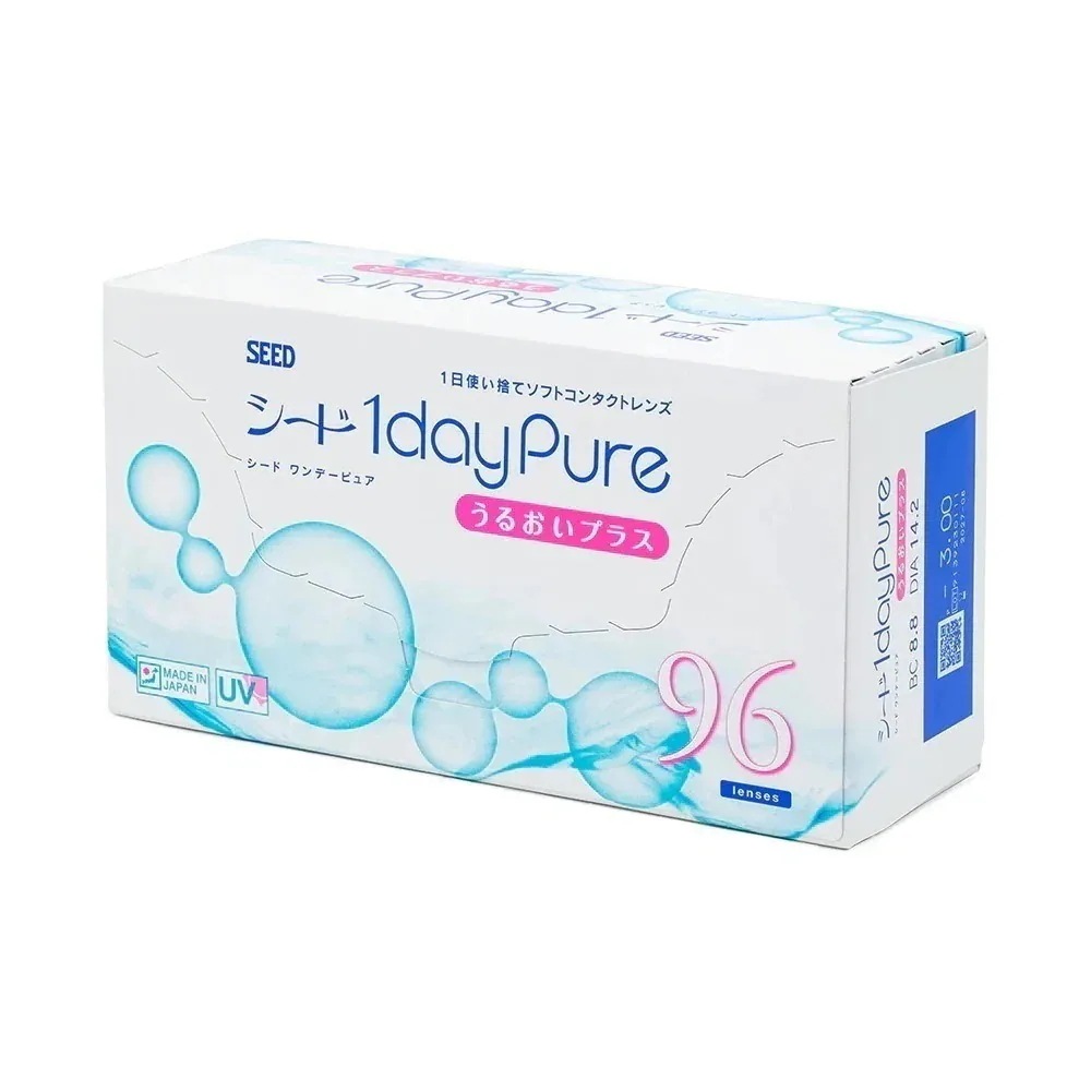 ワンデーピュア うるおいプラス 96枚入り