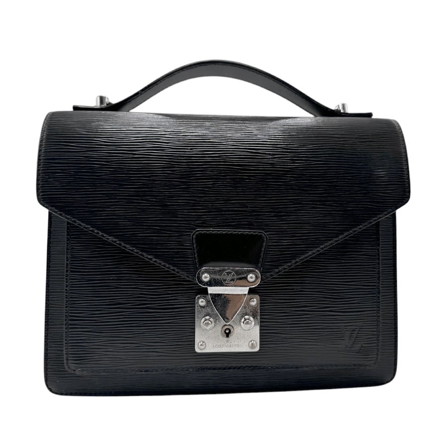 ルイ ヴィトン LOUIS VUITTON ハンドバッグ エピ モンソー エピレザー ノワール ユニセックス M52792 n0663