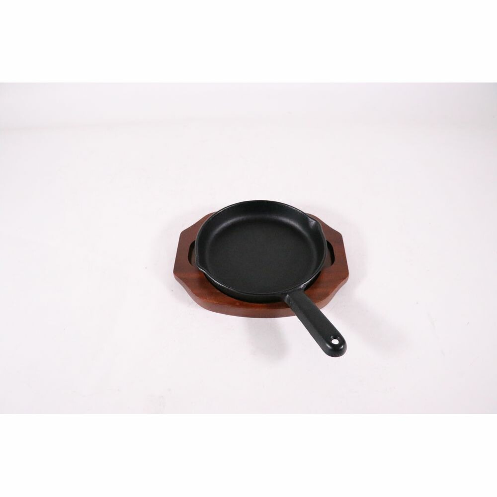 （まとめ買い）カンダ S ステーキ皿 手付丸型B 15cm [x3]