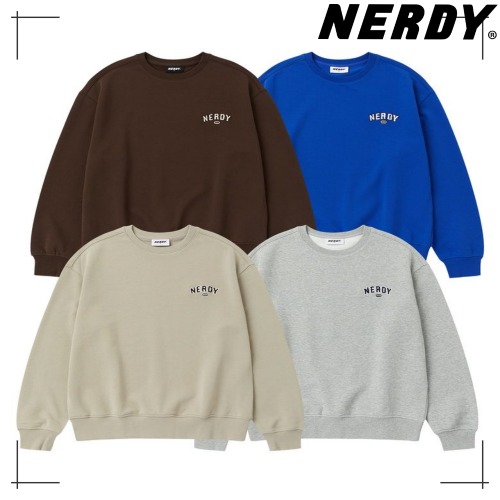 NERDY公式正規品 トレーナー Bukle Mini Arch Logo Sweatshirt