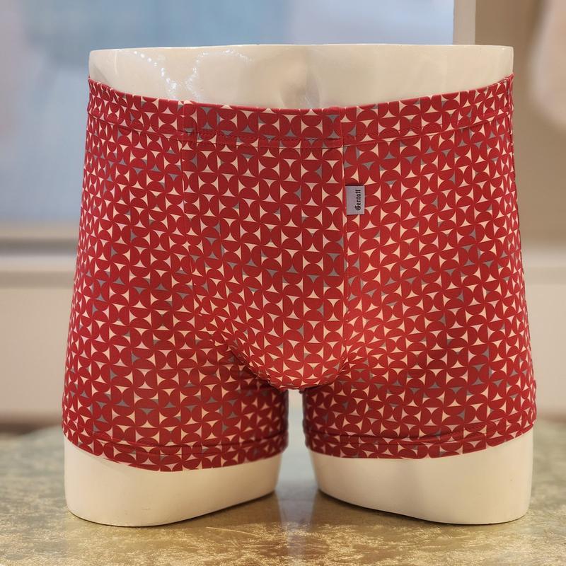 幾何学プリントポリスパン男性用ドローズ(PT2015D)_s