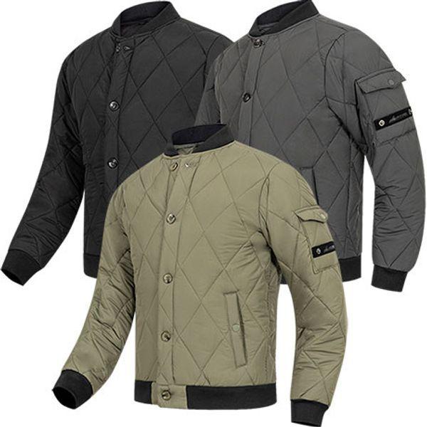 ダイヤキルティングボタン航空パディング軽量ジャケットジャンパー깔깔이野上_P408766965