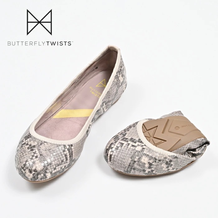 バタフライツイスト SOPHIA STONESNAKE 携帯シューズ 折りたたみ 靴 Butterflytwist バレエシューズ フラットシューズ ポケッタブルシューズ 携帯スリッパ 靴 パンプス 5,752円