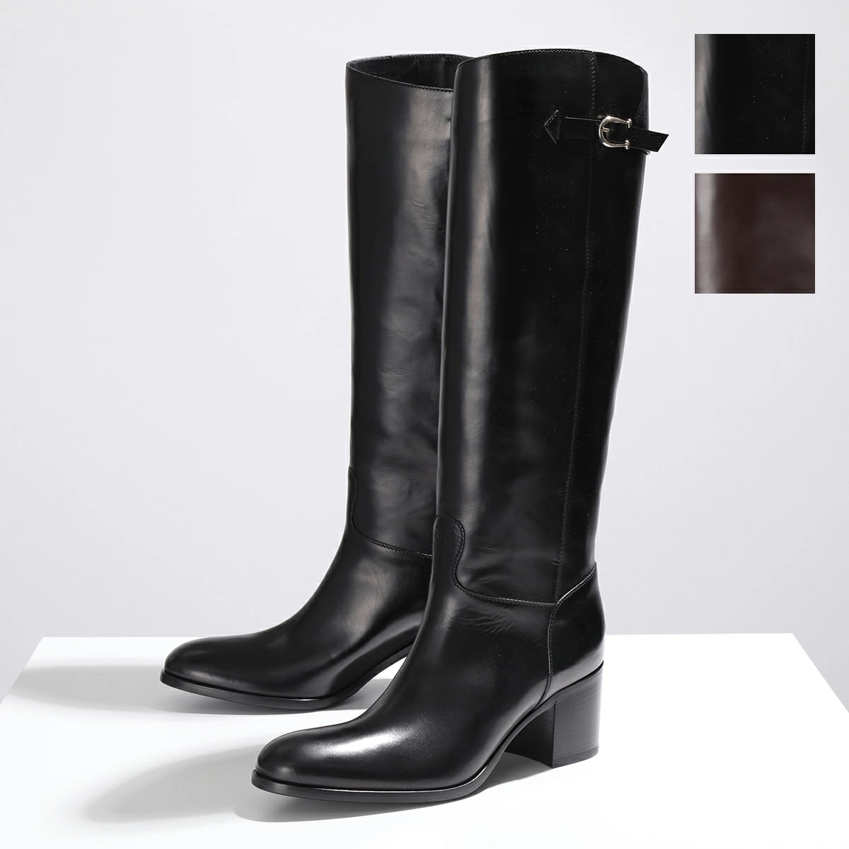 【良品】SARTORE 本革ロングブーツ 38〈参考価格100,000円〉 良品】SARTORE 本革ロングブーツ 38〈参考価格100,000円