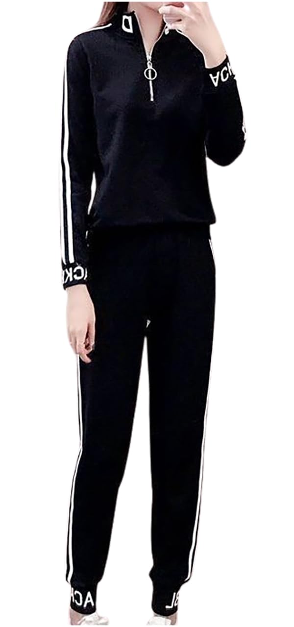 [エムエルーセ] 上下セットアップ レディース シンプル ジャージ バイカラー スウェット 春 夏 秋 ウォーキング アウター ウェア セット 上下 おしゃれ 軽量 かわいい レディースジャージ スポ