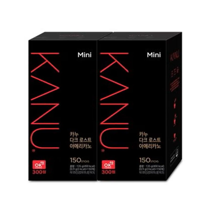 ダークロースト アメリカーノコーヒー 150スティック x 2箱 計300スティック