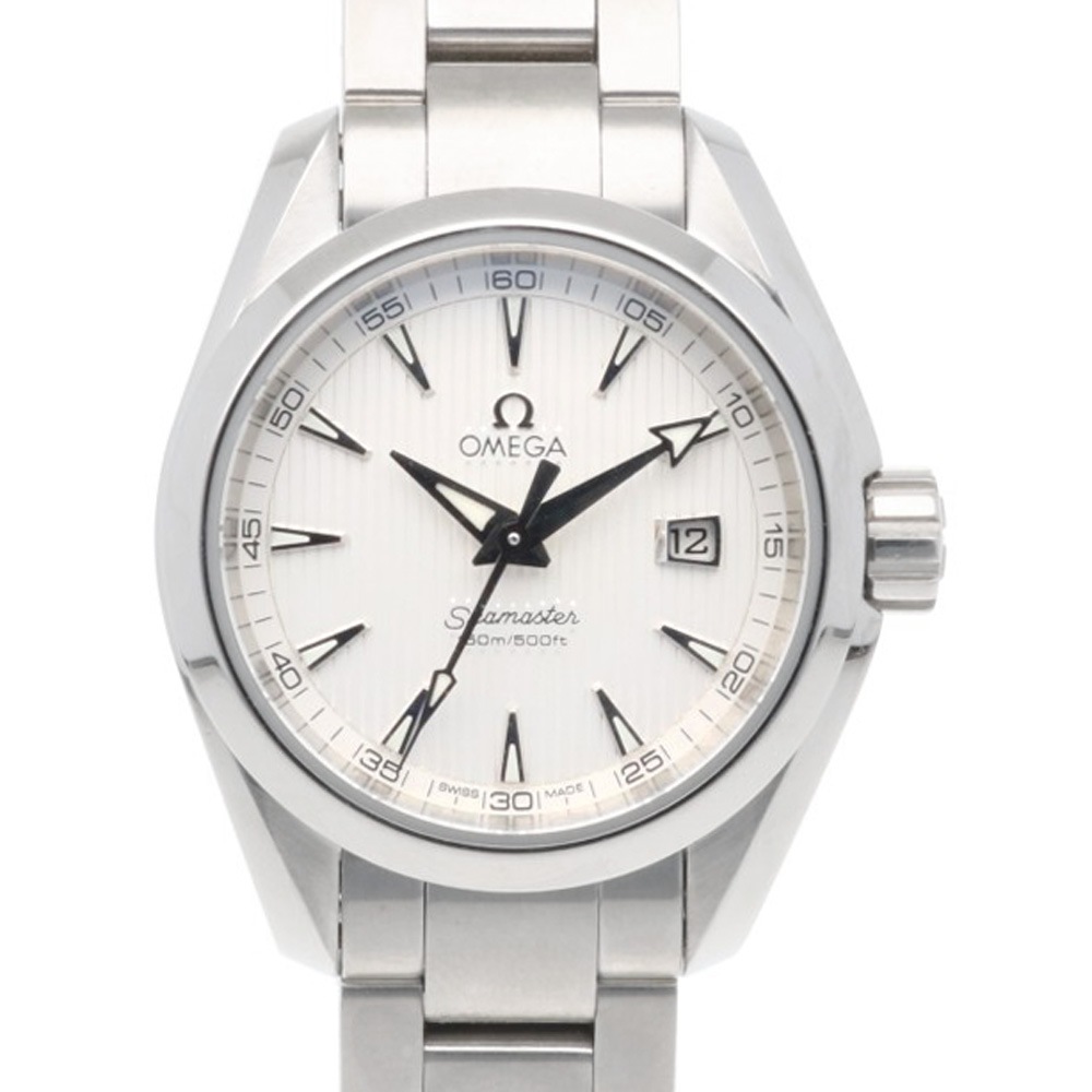オメガ シーマスター アクアテラ 腕時計 ステンレススチール クオーツ 1年保証 OMEGA 中古 美品