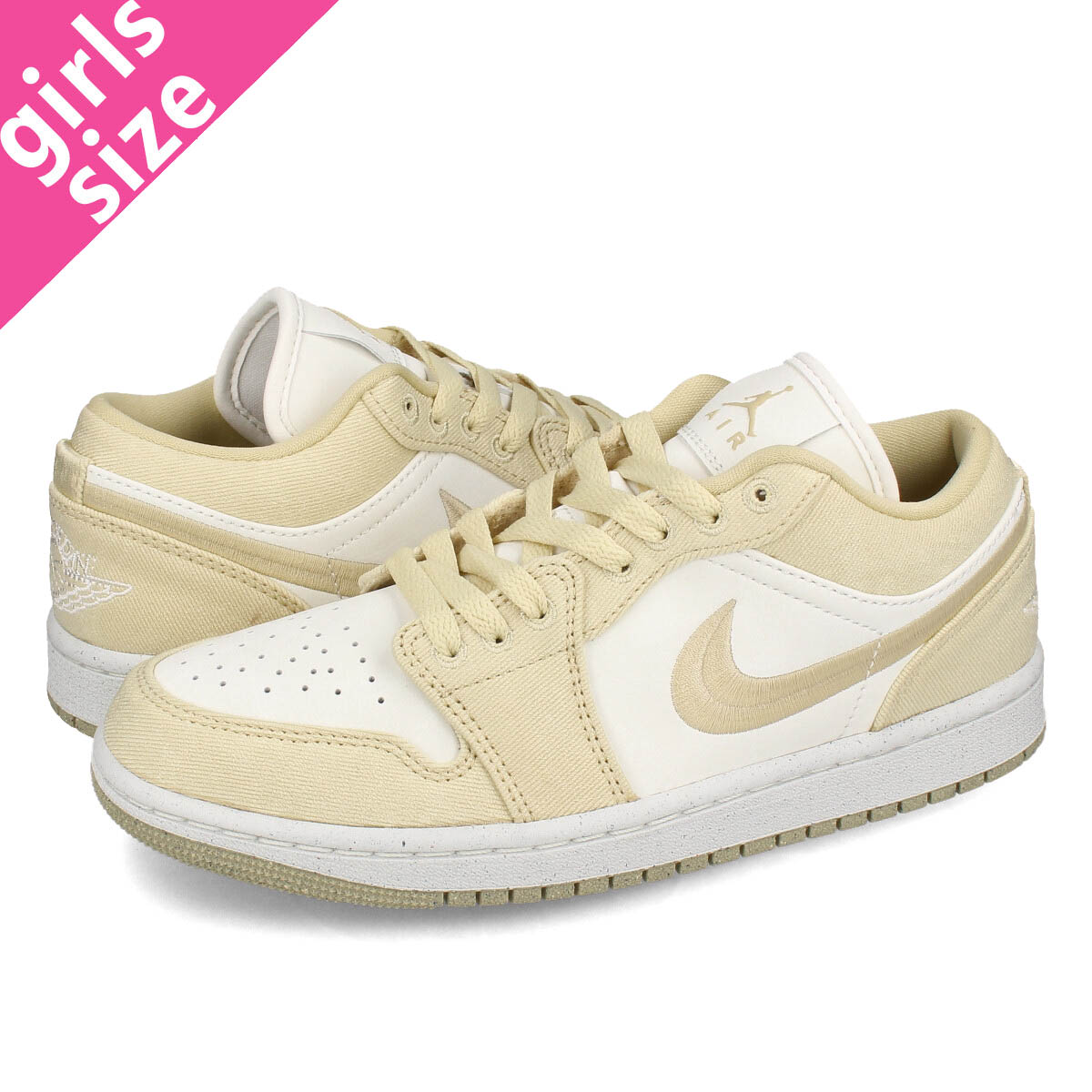 NIKE WMNS AIR JORDAN 1 LOW SE TEAM GOLD/SAIL