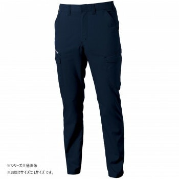 桑和 3478-08 カーゴパンツ Lサイズ ネイビー（1）