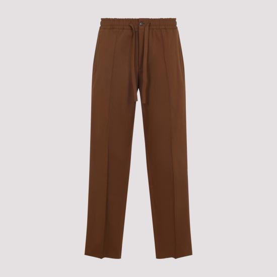 VALENTINO GARAVANI Men Straight Pants 8V3RBN31ALS C30 CHOCOLATE