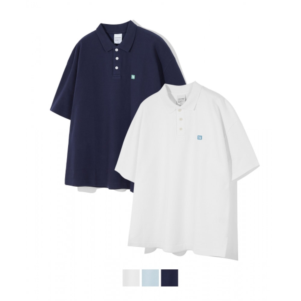 コディークールオーバーフィットミニワッペンピケショートスリーブ Tシャツ_3COLORTシャツ・カットソー