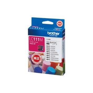 (業務用3セット) brother ブラザー工業 インクカートリッジ 純正 (LC111M) マゼンタ