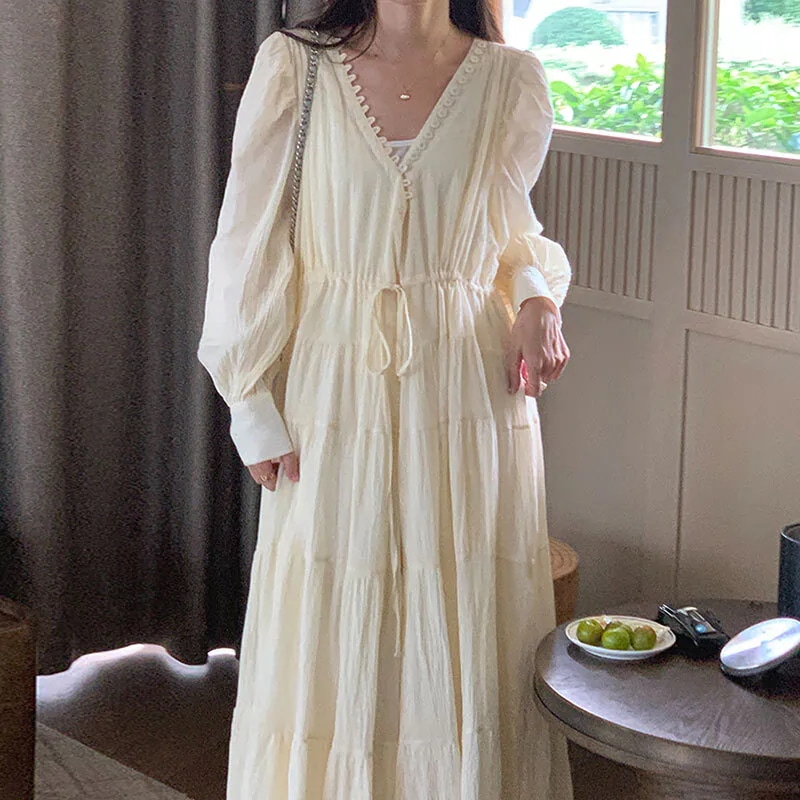 ワンピース ティアードワンピース Aラインワンピース フレアワンピース ロングワンピース ロング丈