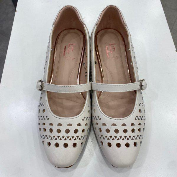 女性フラットパンチングシューズ PFEMTS574IV HDZT5A GN_GN