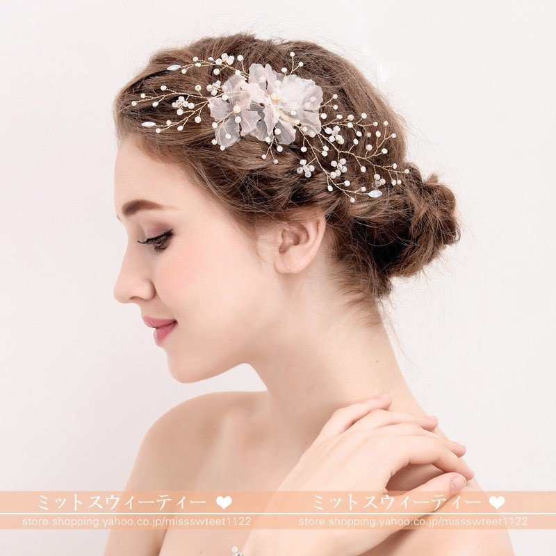 ウエディング ティアラ 安い カチューシャ 髪飾り ウェディング 結婚式 ヘッドドレス 花嫁 ブライ Bryanevans Com