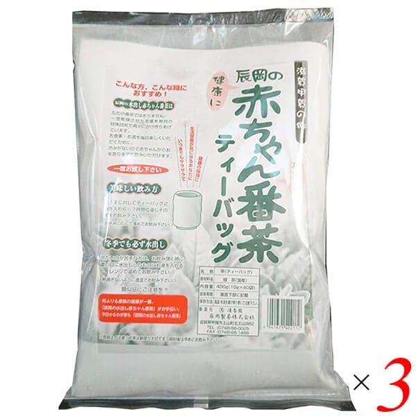 辰岡の水出し赤ちゃん番茶 ティーバッグ (10g40TB) 3個セット 辰岡製茶
