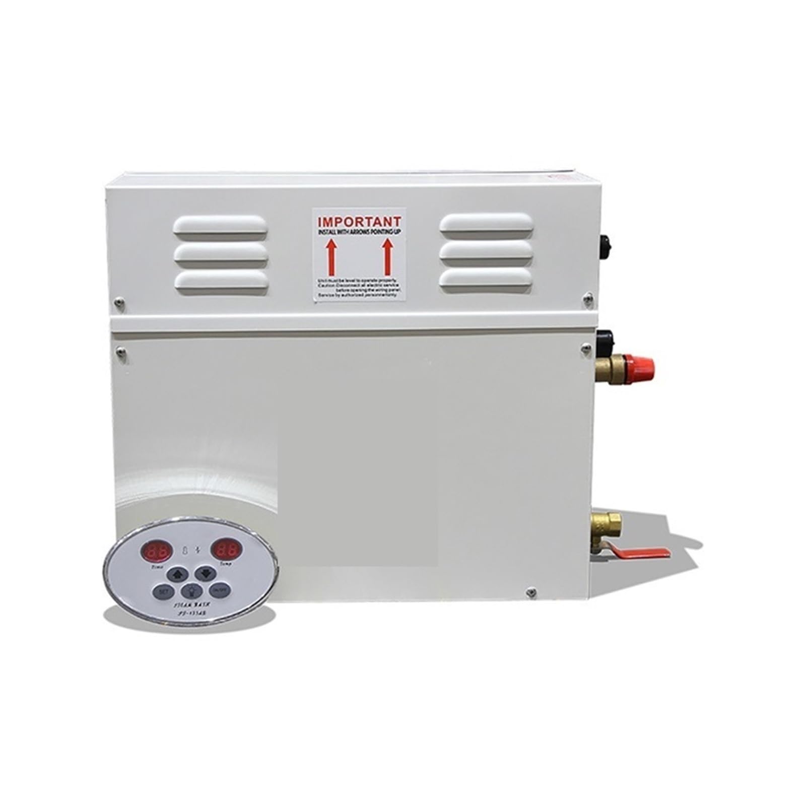 蒸気発生器 小型蒸気発生装置 サウナ蒸し器 蒸気 発生 器 3KW/4.5KW 蒸気発生器サウナスチームバス機家庭用サウナルームスパ燻蒸機デジタルコントローラ ホームサウナ用ビューティーサロン用(4