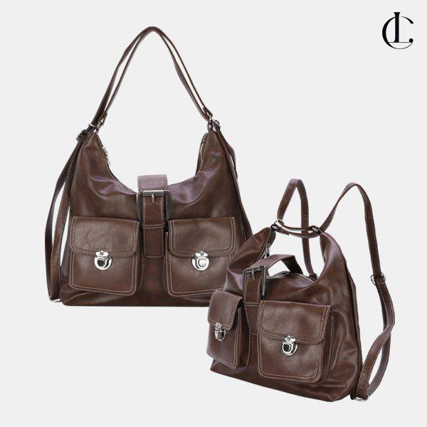 女性用ショルダーバッグ ツーウェイ 褓負商 タブレット収納 会社員用バッグ バックパック LKKB004