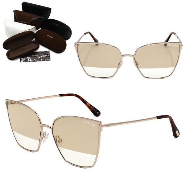 サングラス FT0653/S 28B 59 TF0653 ゴールド ブラウン ノーズパット メンズ レディース ユニセックス