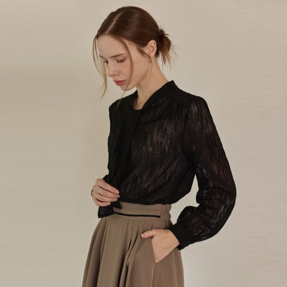 (リアーナニューヨーク) ラブリータイネックブラウス RRHWBL020