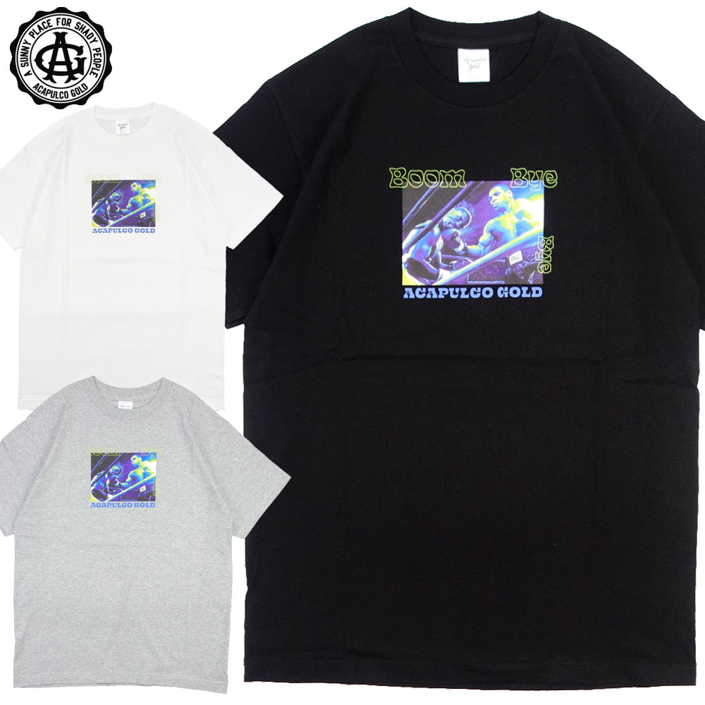 【Acapulco Gold/アカプルコゴールド】Tシャツ 半袖/BOOM BYE BYE TEEストリート スケーター メンズ レディース ファッション