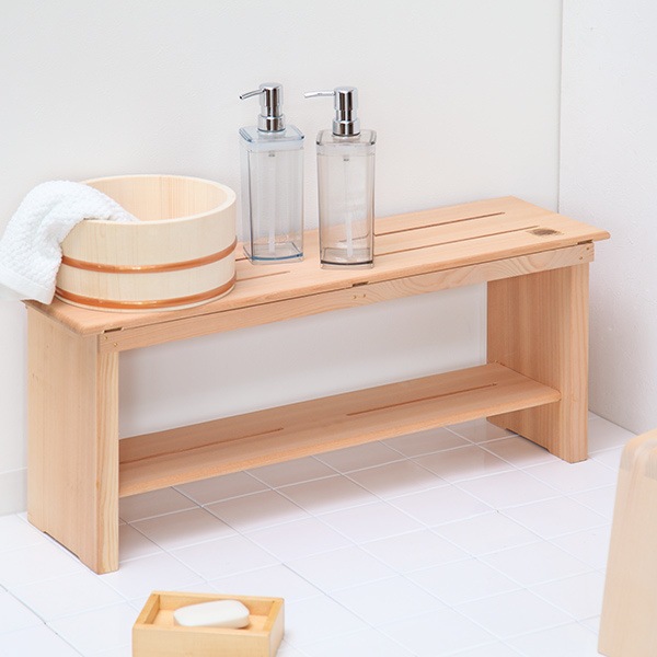 木製台 大 余湯派 釘無万能台 お風呂 木製 ラック バスラック 木製バスラック 物置 浴室用 天然木 シャンプー台 収納 木 台 日本製 木製風呂グッズ