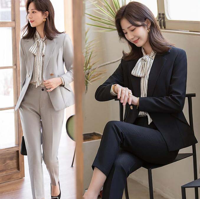 セレモニースーツ パンツスーツ セットアップ スーツセット 可愛い 大きいサイズ レディーススーツ フォーマル 春秋 ママスーツ オフィス リクルートスーツ 2点セット ジャケット+パンツ ビジネスス