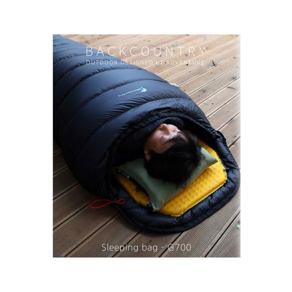 BACKCOUNTRY G700グースダウンマミ型寝袋